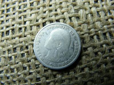 Ezüst 10 cent, 1897, Hollandia