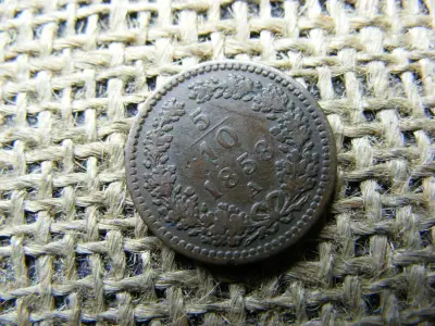 5/10 krajcár 1858 A, Ferenc József kori érme
