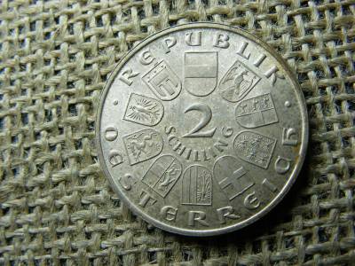 Ezüst 2 schilling, 1928, Ausztria