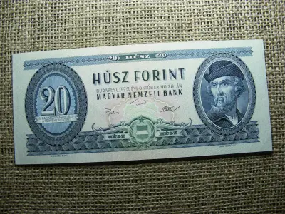 20 forintos bankjegy, 1975
