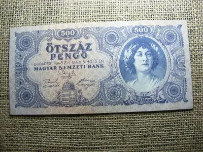500 pengő, 1945, hibás nyomtatás