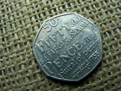 50 pence érme, 2005, Egyesült Királyság