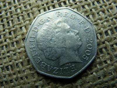 50 pence érme, 2005, Egyesült Királyság