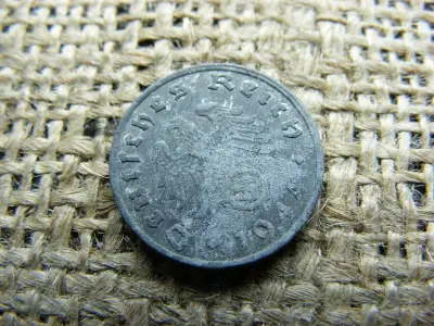 1 Pfennig érme, 1944, horogkeresztes
