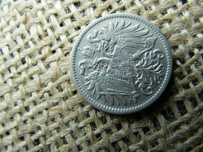 10 heller, 1909, korona pénzérme