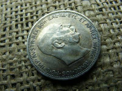 Ezüst 1 korona érme, 1914, Corona