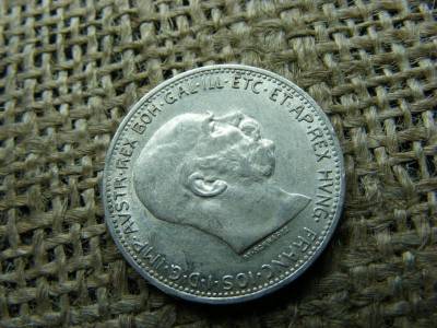 Ezüst 1 korona érme, 1915, Corona