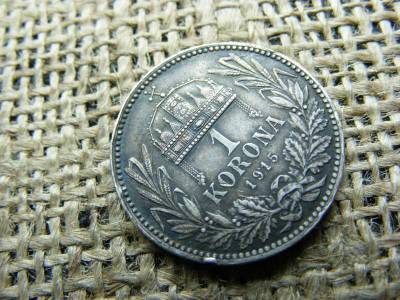 Ezüst 1 korona, 1915