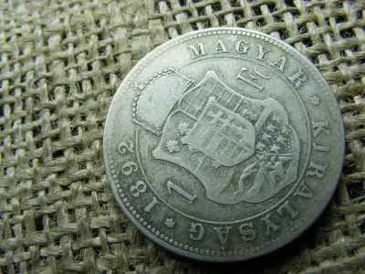 Ezüst 1 forint, 1892, Ferenc József