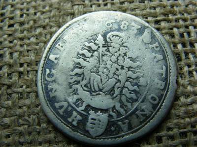 Lipót 15 krajcár, 1683, ezüst