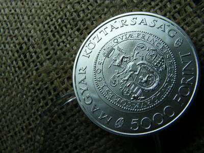 Ezüst 5000 forint, 2005, BU