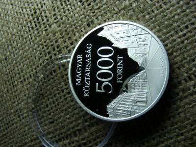 Ezüst 5000 forintos érme, 2009, PP