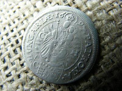 Lipót ezüst 3 krajcár, 1697, CH
