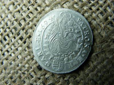 Lipót I. ezüst 3 krajcár, 1694 KB