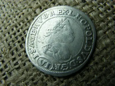 Lipót I. ezüst 6 krajcár, 1673 KB
