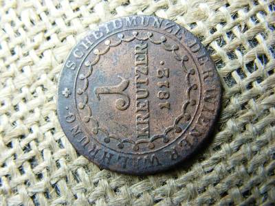 1 krajcár 1812 S, Habsburg fémpénz