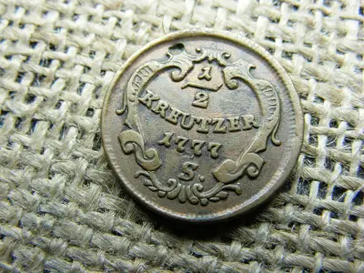 1/4 krajcár, 1777, Mária Terézia