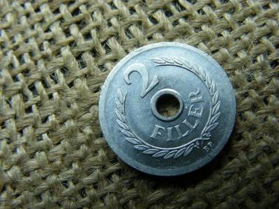 2 fillér, 1990, fémpénz