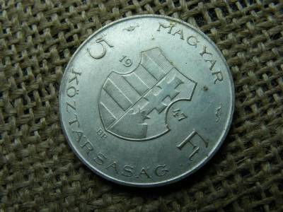 Ezüst 5 forintos érme, 1947