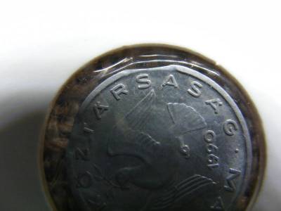 10 fillér, 1990, verdehibás, 2x kicsípett