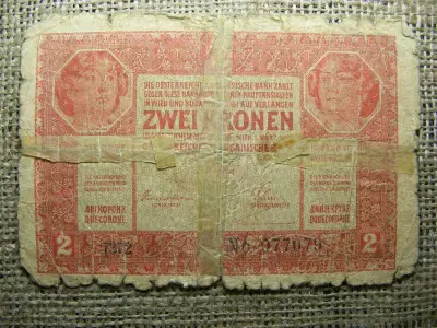 2 korona, 1917, 7000 feletti, ritka
