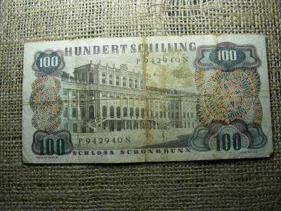 100 schilling bankjegy, 1960, Ausztria