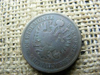 4 Krajcár 1861 B, Habsburg fémpénz