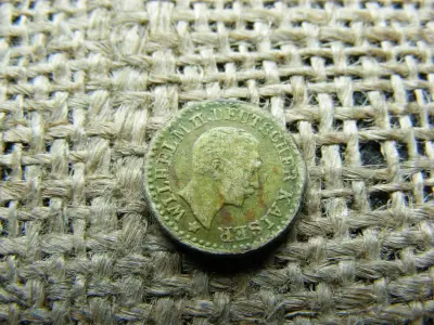Birodalmi 10 márka, Wilhelm II, ritka MINI