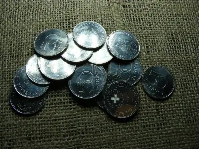 50 forintos érme, 2005, Vöröskereszt, rolniból