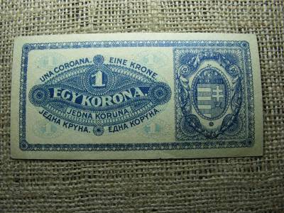1 korona, 1920, felülbélyegzett