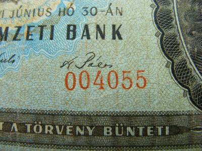 50 forintos bankjegy, 1969