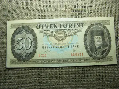 50 forintos bankjegy, 1989