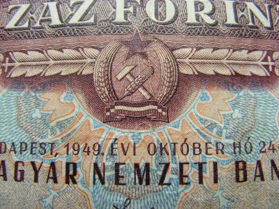 100 forintos bankjegy, 1949
