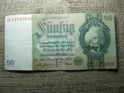 Birodalmi 50 márka, 1933, Q-sorozat