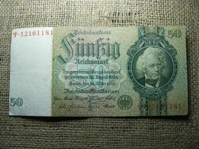 Birodalmi 50 márka, 1933, T