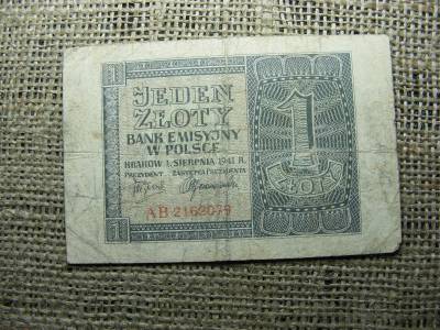 1 Zloty, 1941, Lengyelország