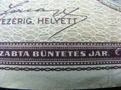 100 pengő, 1945, nem hibás, ritka