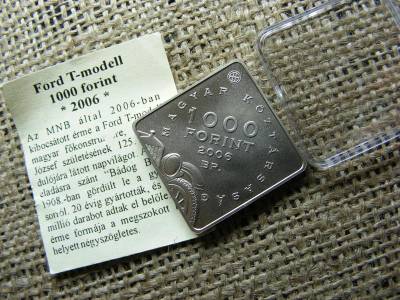1000 forintos érme, 2006, BU