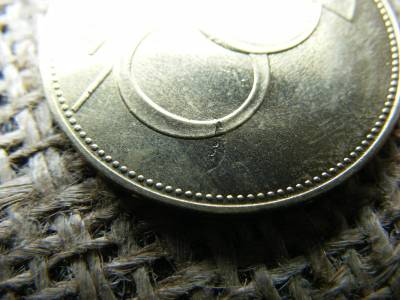 100 forintos érme, 1993, verdehibás, verdefényes
