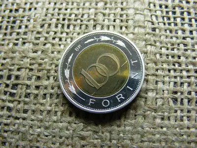 100 forintos érme, 1998, bicolor