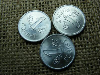 1 forintos érme, 1987, 1988, 1989