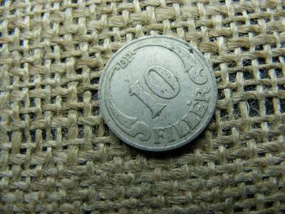 10 fillér, 1927, magyar fémpénz