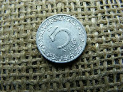 5 fillér érme, 1956