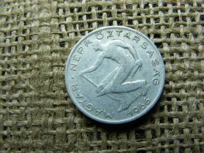 50 fillér, 1966, magyar érme