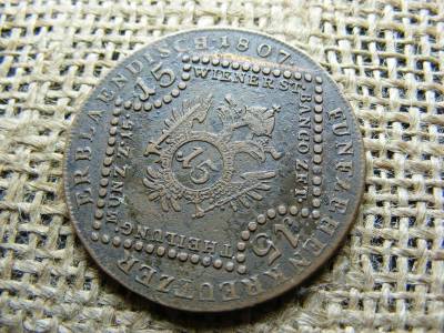 15 Krajcár, 1807 B