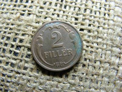 2 fillér, 1938, Magyarország