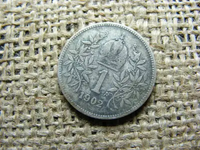 Ezüst 1 korona, 1902, Corona