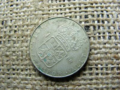 Svéd 1 korona, 1965, ezüst