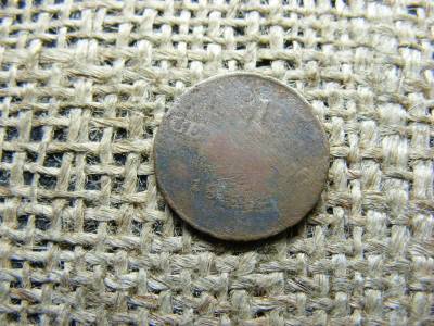 1 Centesimo, 1839, V
