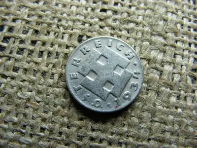 5 Groschen, 1934, Ausztria